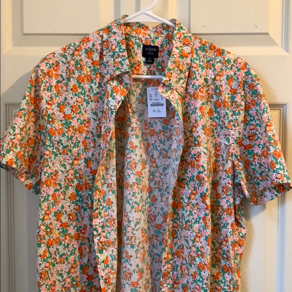 J.Crew Floral Casual Shirt